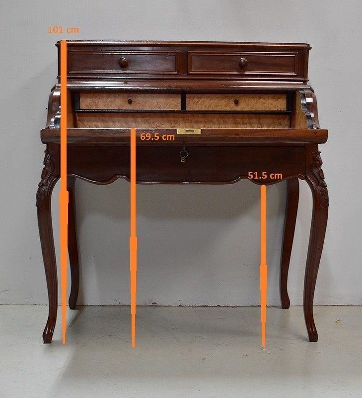 photo vinterior Cuban Mahogany Small Office, Napoleon III , 19th