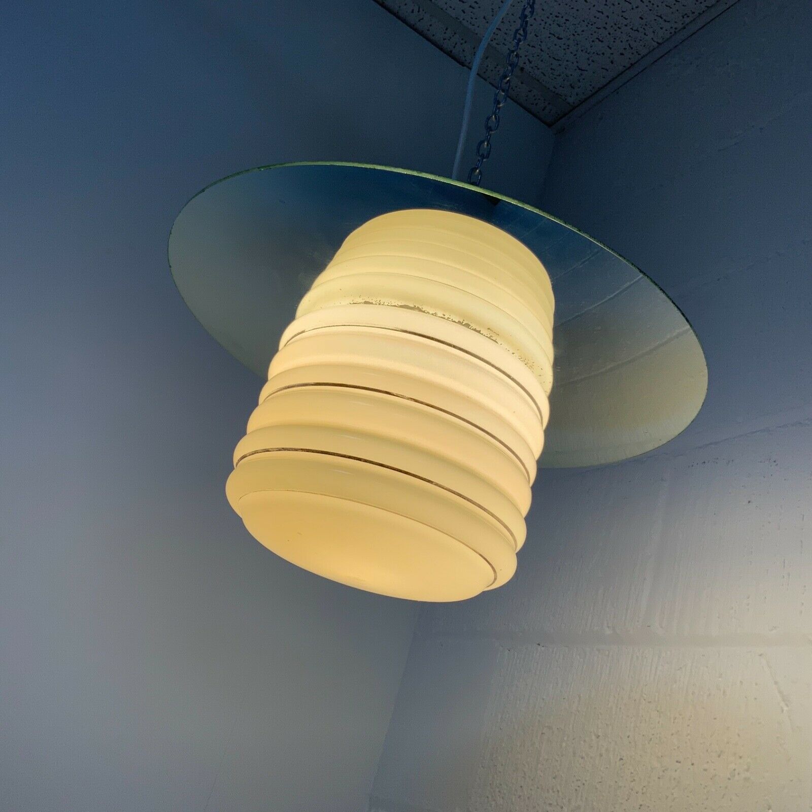 Lighting Classic Art Deco Ceiling / Pendant Lamp / Light   Space Age Retro 1960s 1970s photo