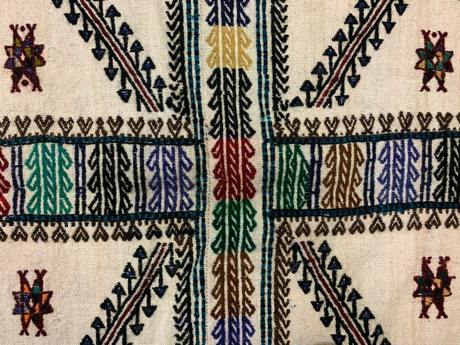 Antique Turkish Kilim Rug 160x124cm Shabby Vintage Old Wool Kelim Medium photo buy
