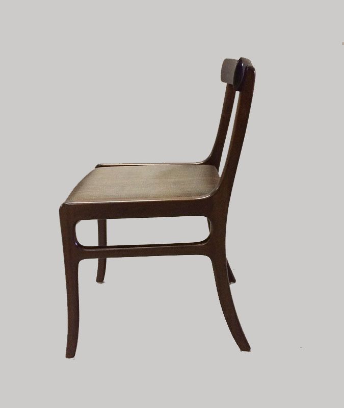 Ole Wanscher Set Of Eight Mahogany Dining Chairs, Inc. Reupholstery 1960´S photo for sale
