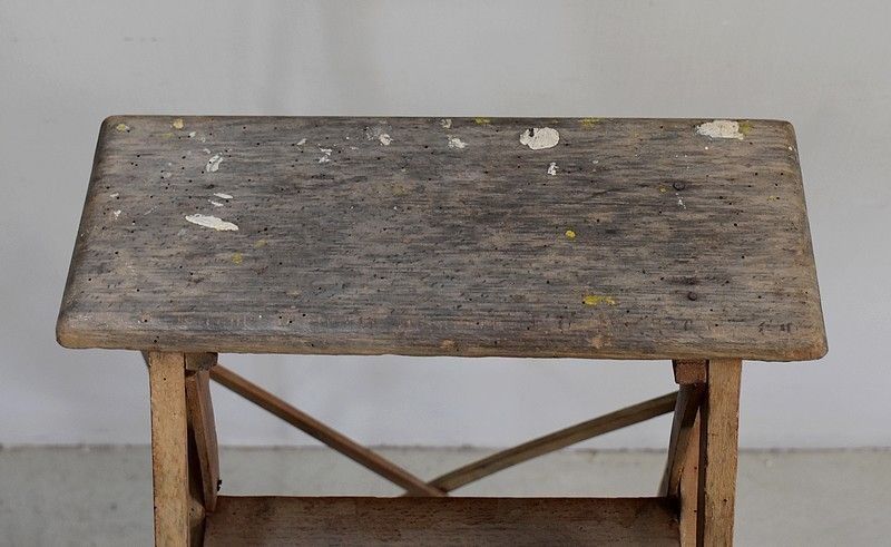 Foldable Beech Work Stool   1940s photo buy