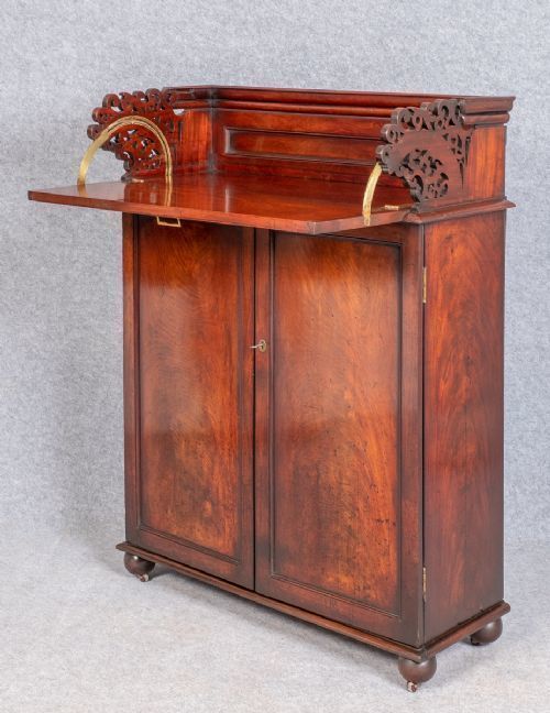 Unusual Antique Estate Cabinet photo Furniture