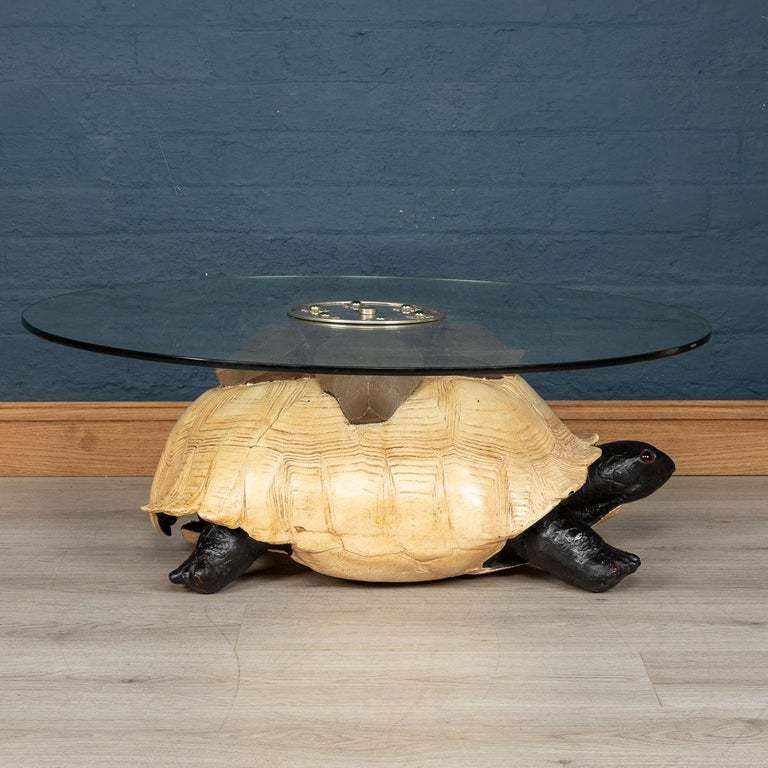 Unusual Coffee Table In The Form Of A Turtle By Anthony Redmile, London photo Furniture