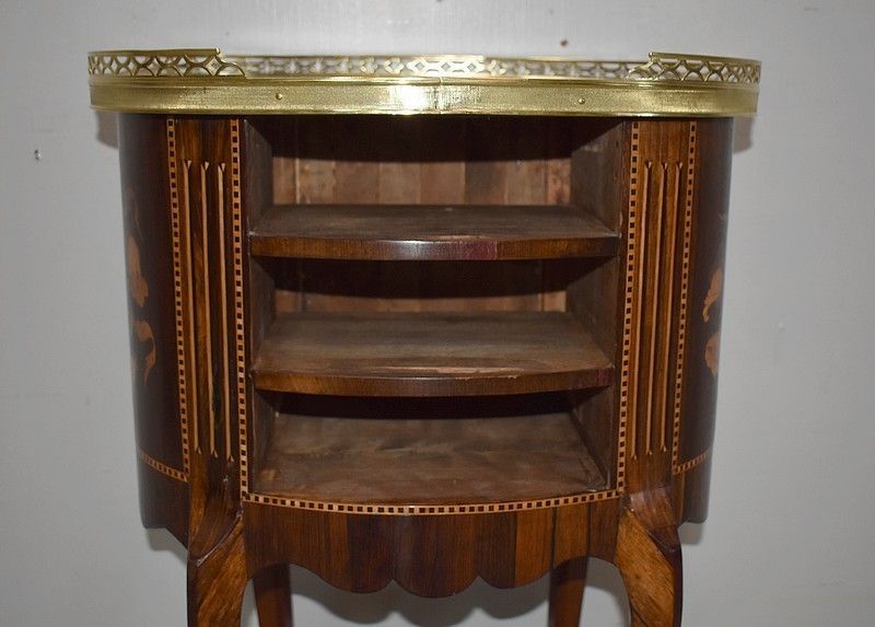 photo for sale Small Inlaid Chiffonnière Commode, Rosewood, Louis XV / Louis XVI Transition Style, 19th