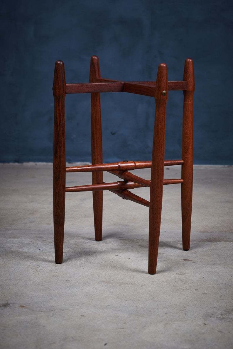 Rosewood Ashtray/Flower Table By Poul Hundevad For Vamdrup photo for sale