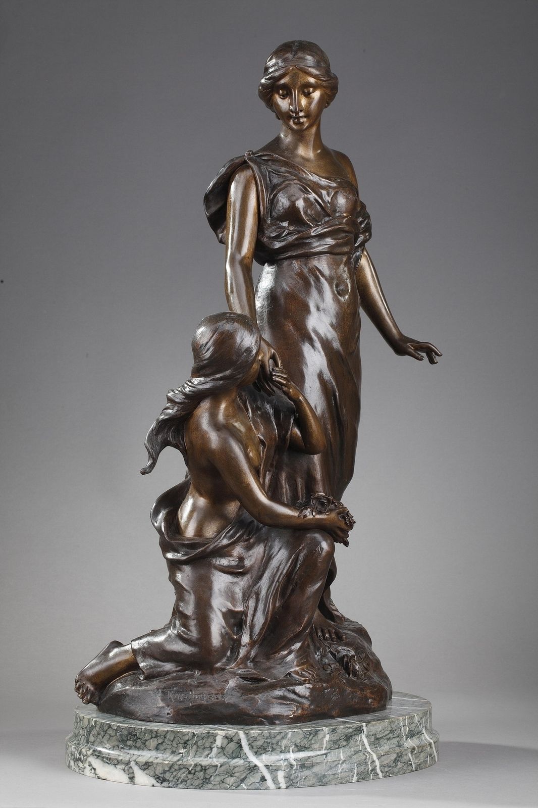 « Jeunes femmes aux fleurs », par Sylvain Kinsburger (1855-1935)