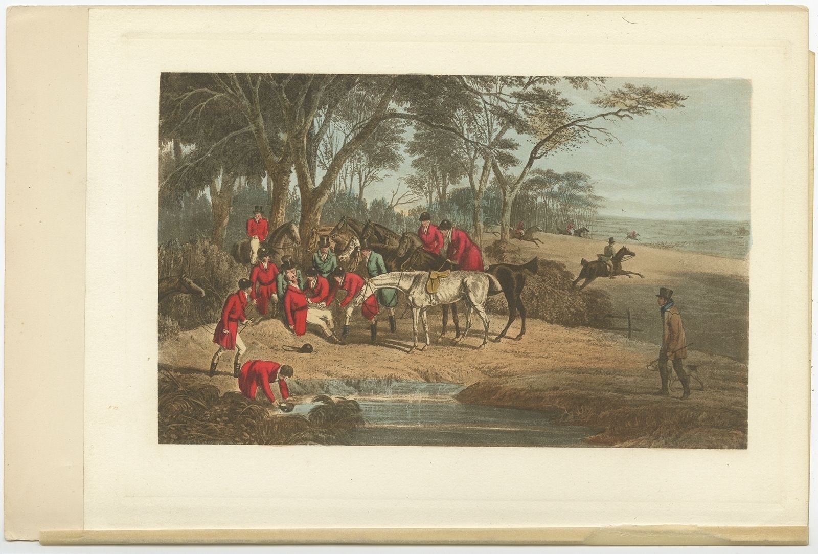 Antique Print Of The Death Of Tom Moody By Apperley (1903)