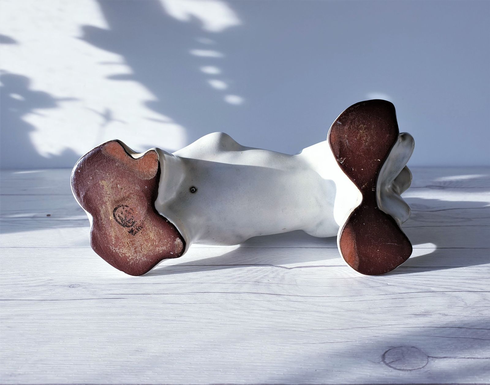photo for sale Gefle Ceramics By Maggie Wibom Art Deco White Glaze Stoneware Horse Figurine   1933 1934, Swedish