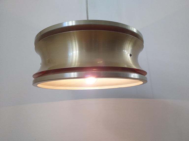 photo for sale Mid Century Pendant In Style Of Jo Hammerborg, Denmark, 1970s