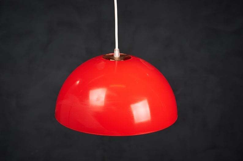 Pendant Lamp Reminiscent Verner Panton, Danish Design, 1960s photo vinterior