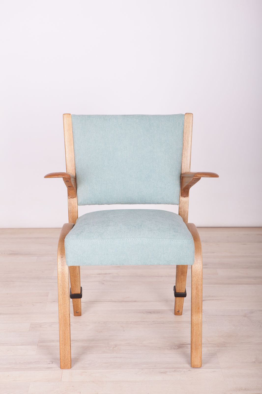 1900.0 French Oak Dining Chairs By Hugues Steiner For Steiner, 1960s, Set Of 6 photo