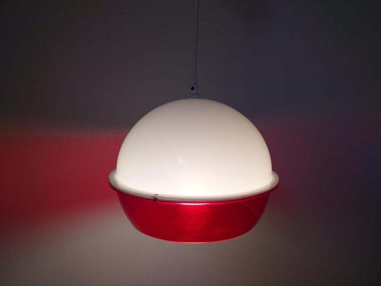 Mid Century Pendant In Style Harvey Guzzini, Space Age, Italy, 1970s. photo 318.0
