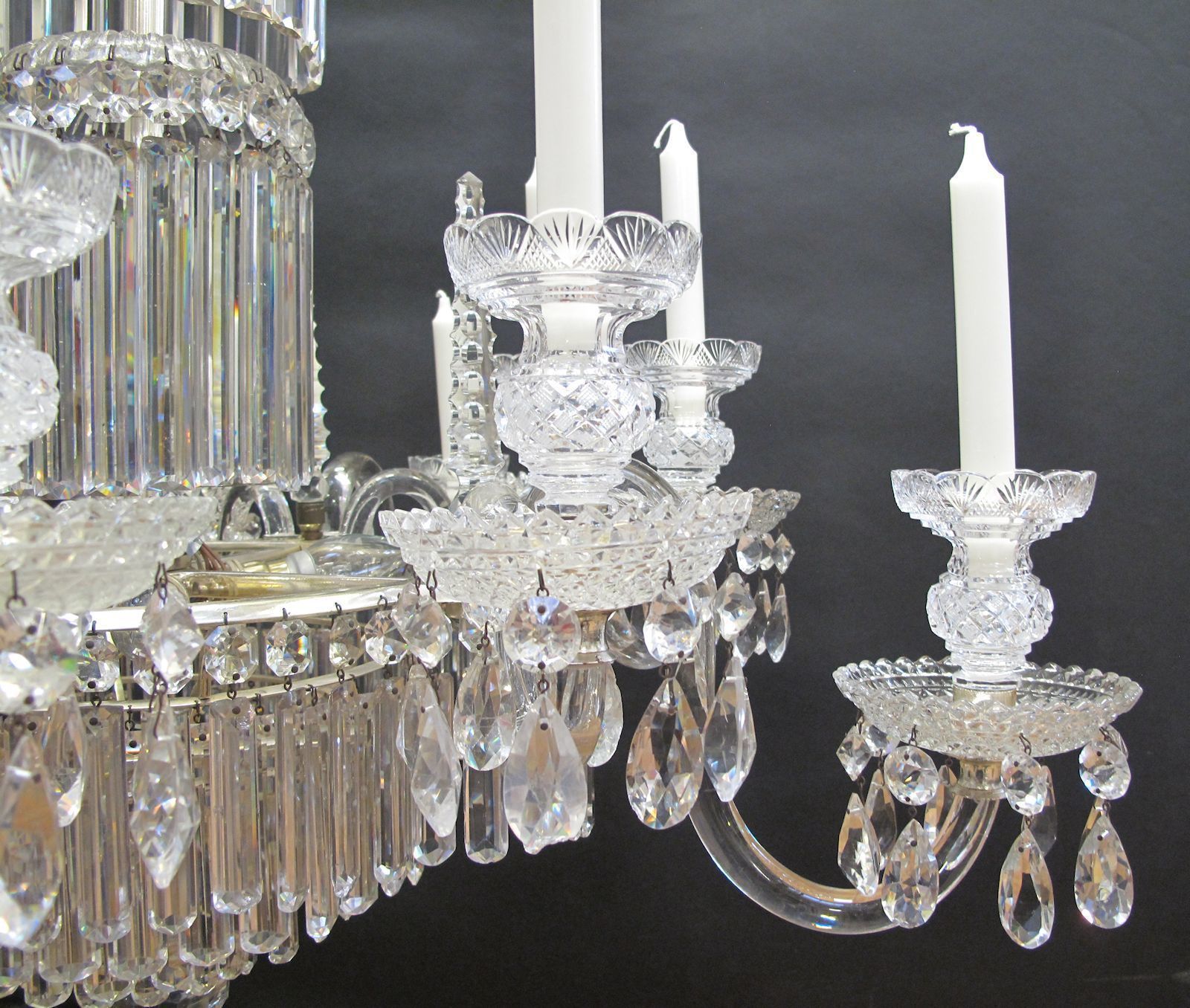 12 Arm Rule Drop Chandelier, Ca. 1820 photo furniture