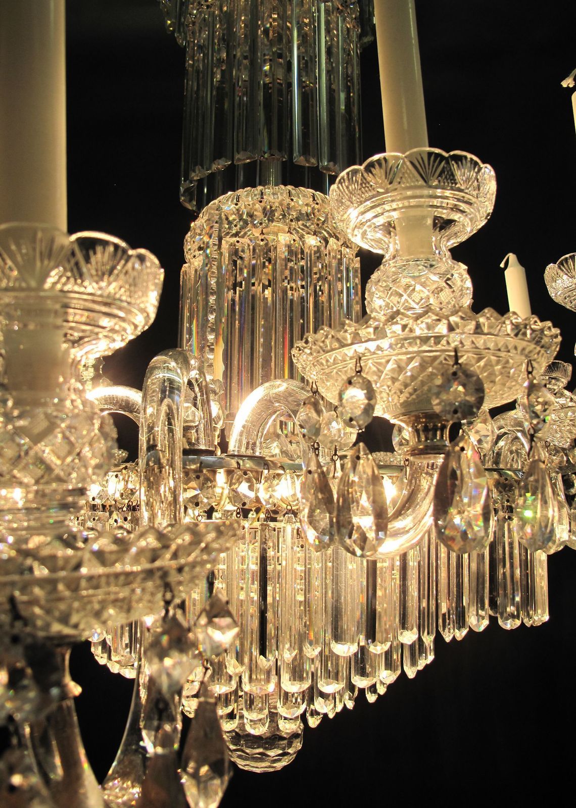 12 Arm Rule Drop Chandelier, Ca. 1820 photo 18000.0