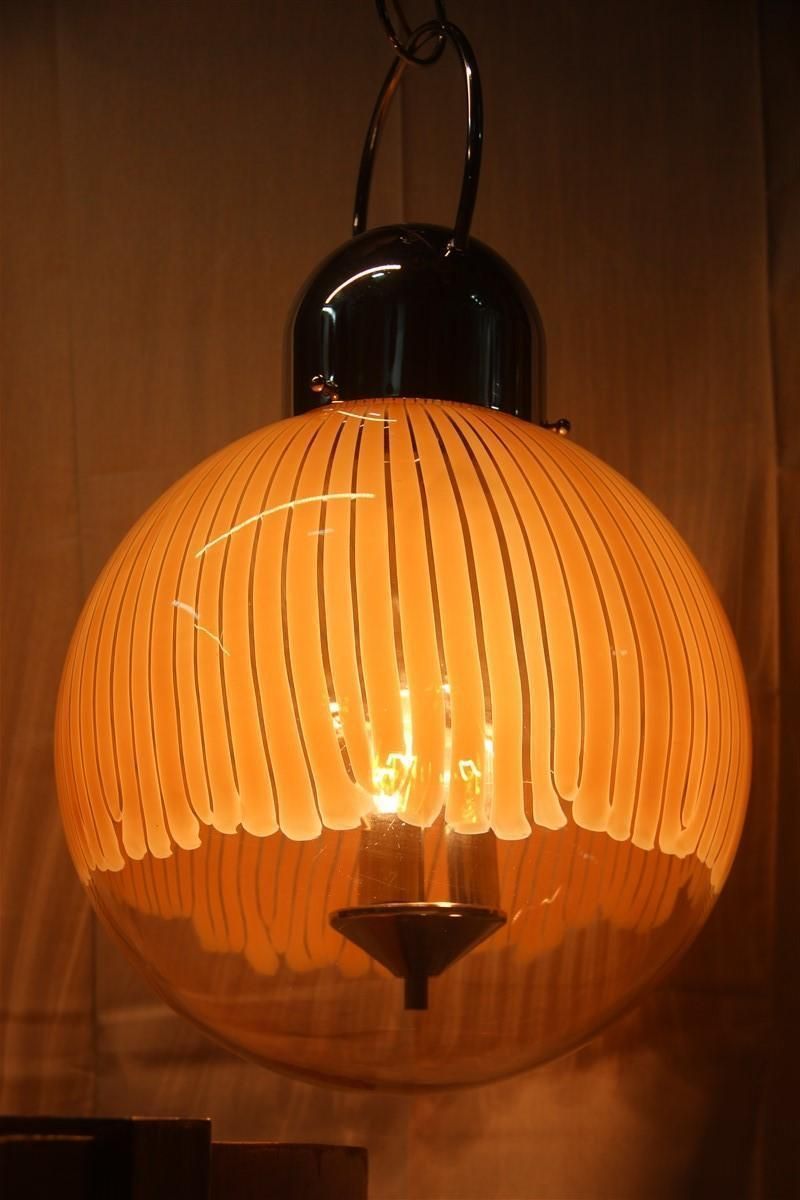 Chandelier Ludovico Diaz De Santillana Murano Glass Anemone For Venini photo Lighting