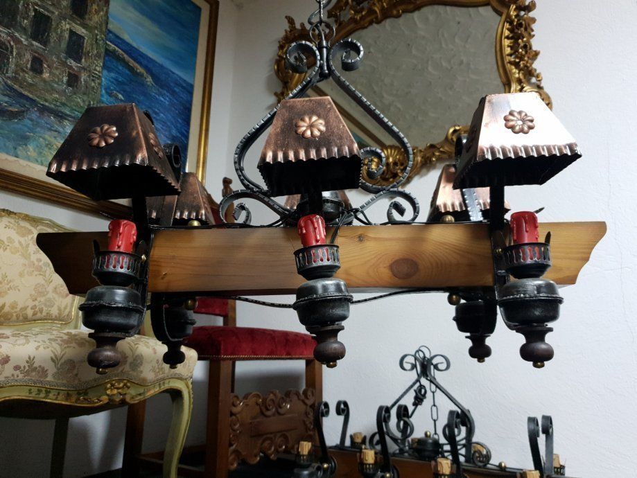 Rustic Chandeliers 2 Pcs
