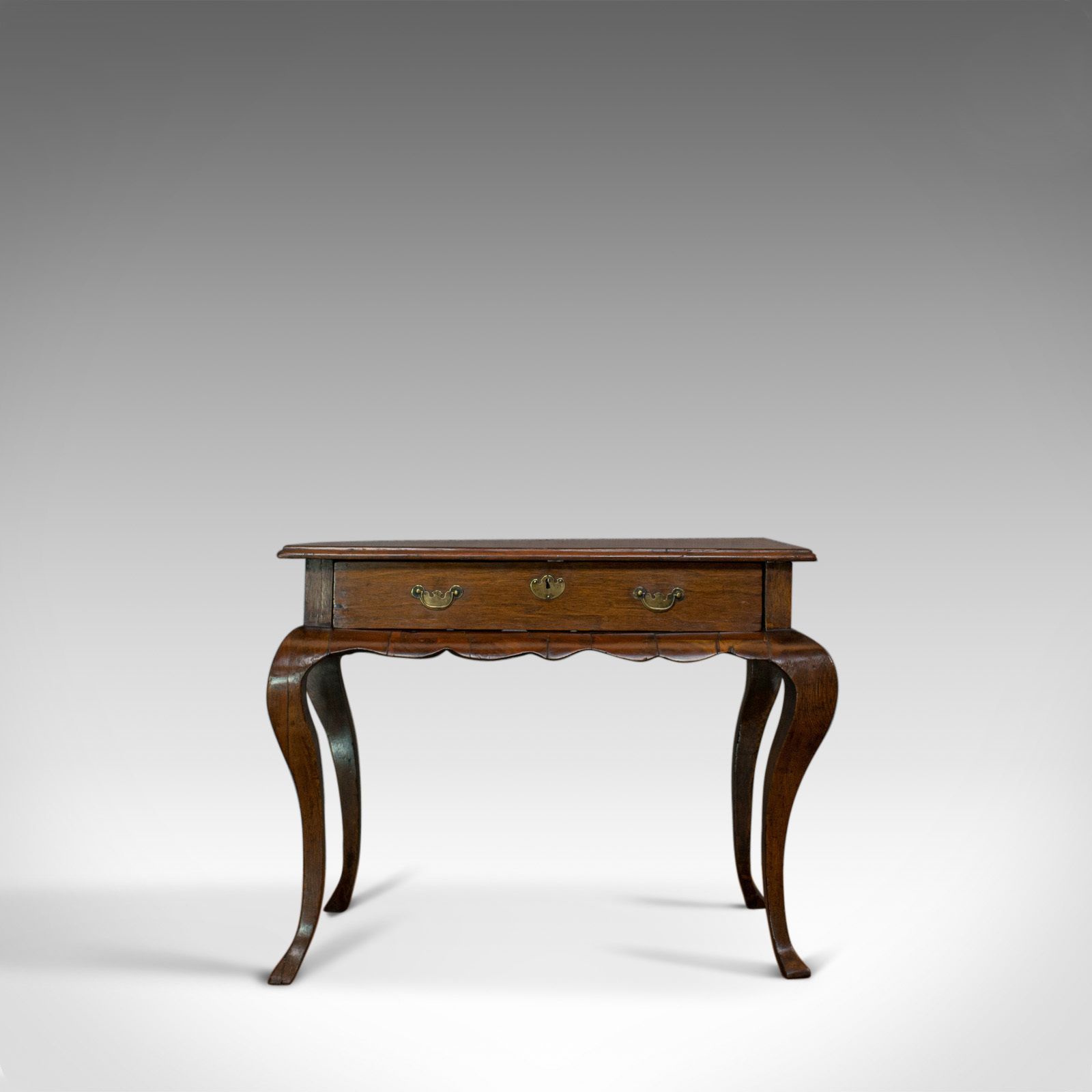 Antique Centre Table, Flemish, Mahogany, Oak, Occasional, Dutch, 18th Century photo Furniture