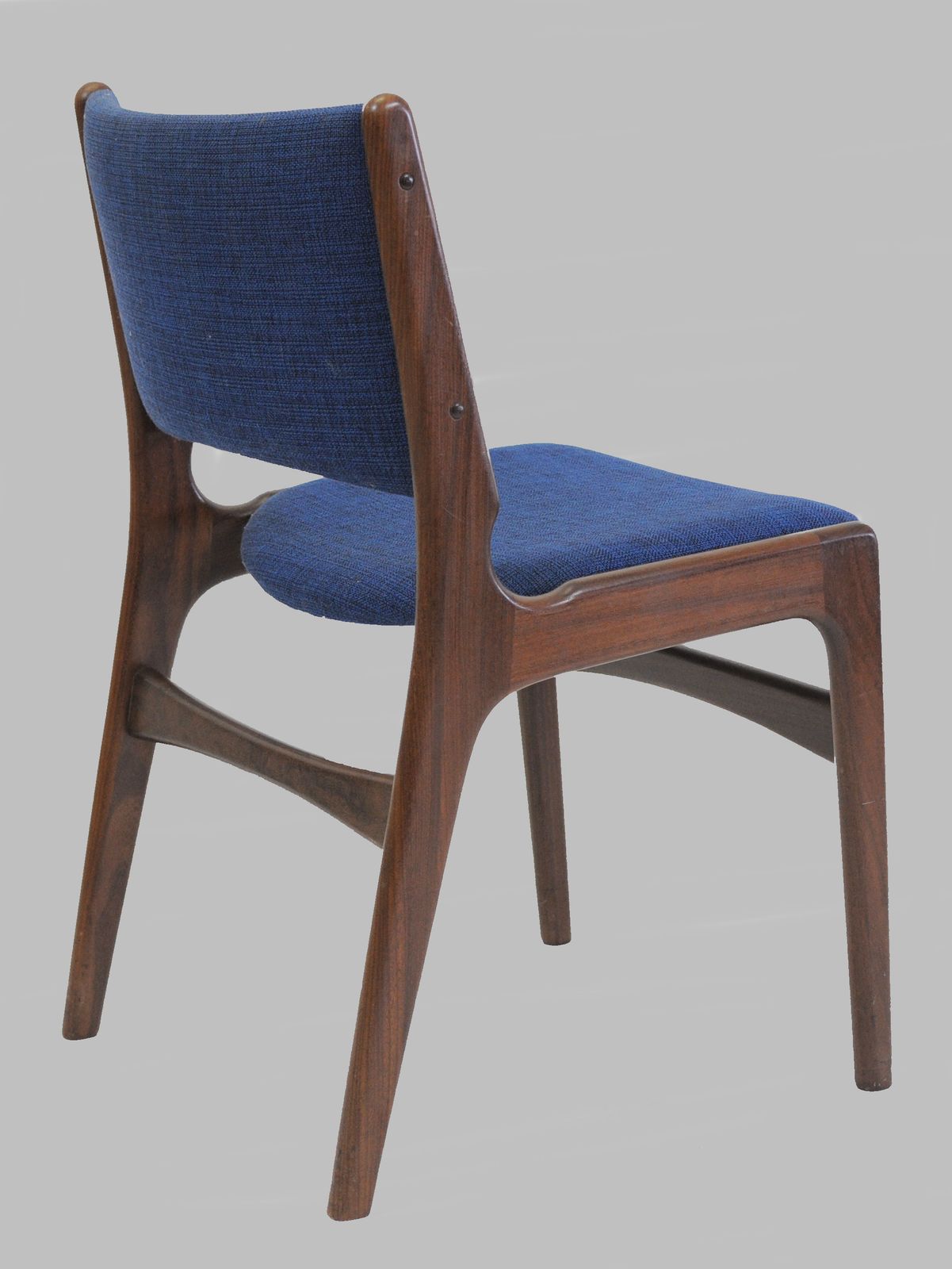 1960's Ten Fully Restored Erik Buch Dining Chairs In Solid Teak, Custom Upholstery Included photo Furniture