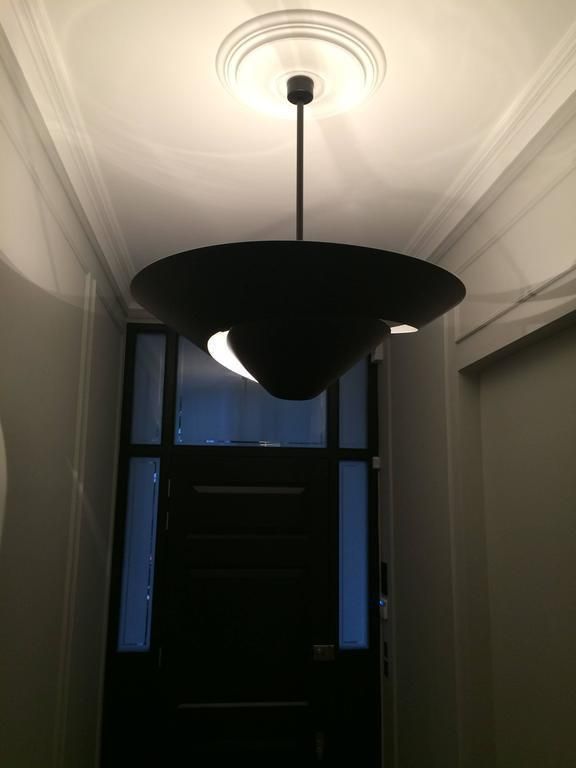 Serge Mouille Large "Escargot" French Pendant Ceiling Lamp 1950 photo 5341.0