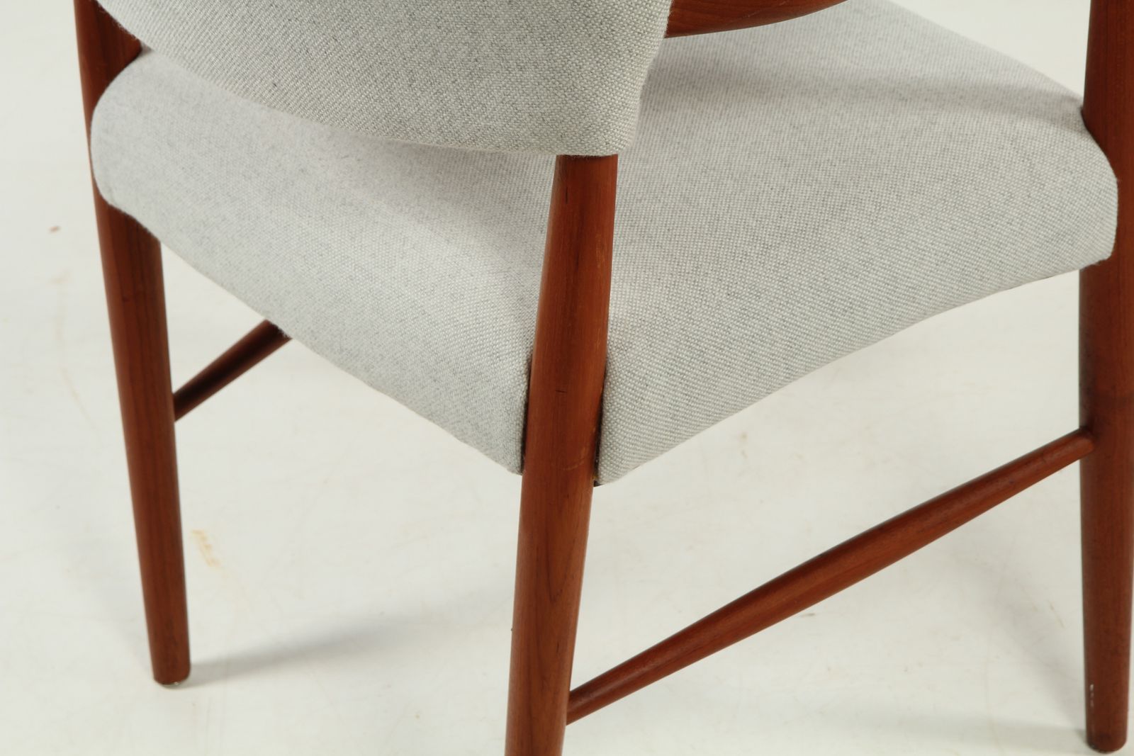 photo buy One Of Two Chairs By Kurt Olsen For Slagelse. New Upholstery