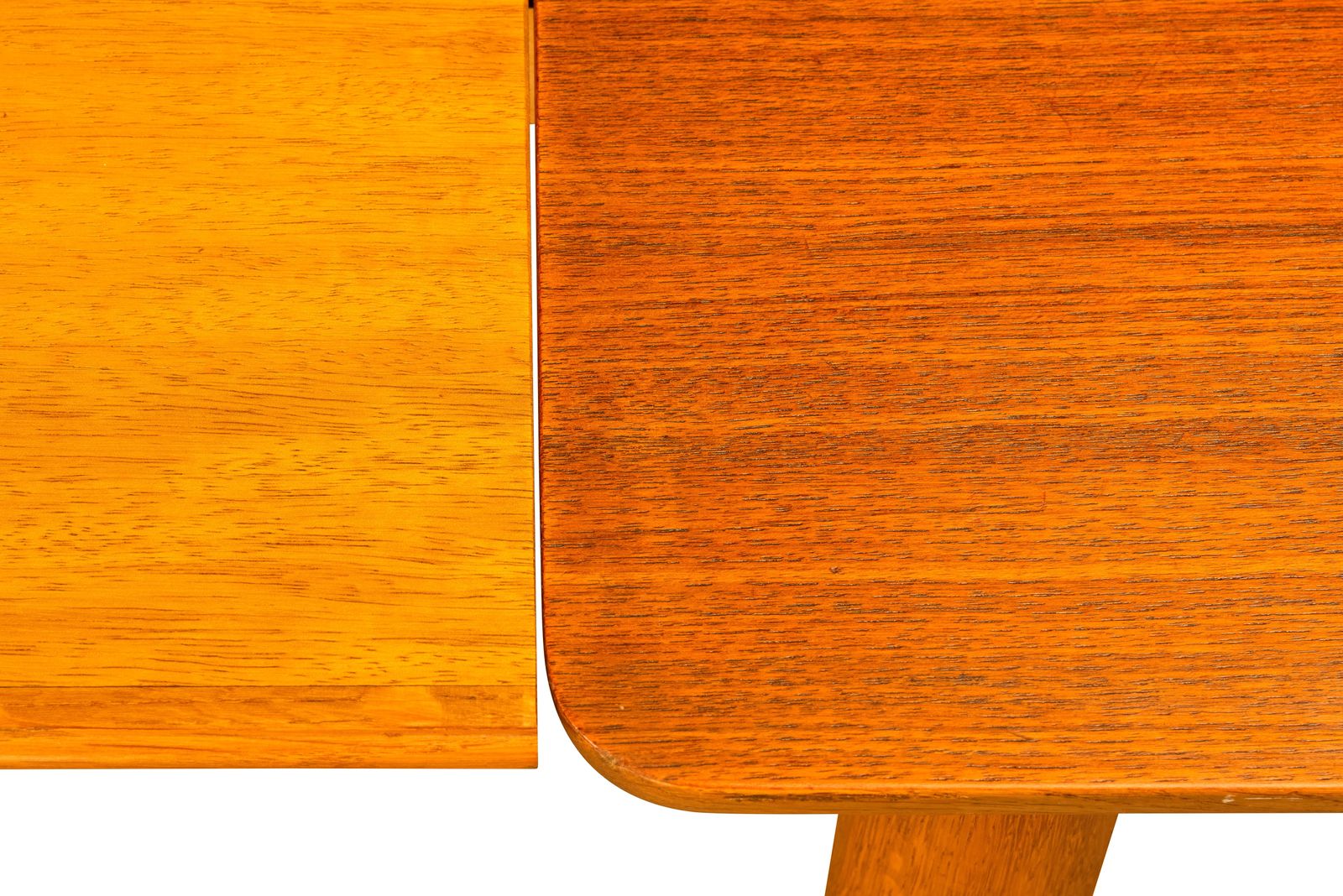 Teak Danish Midcentury Modern Extendable Dining Table, 1960s photo vintage