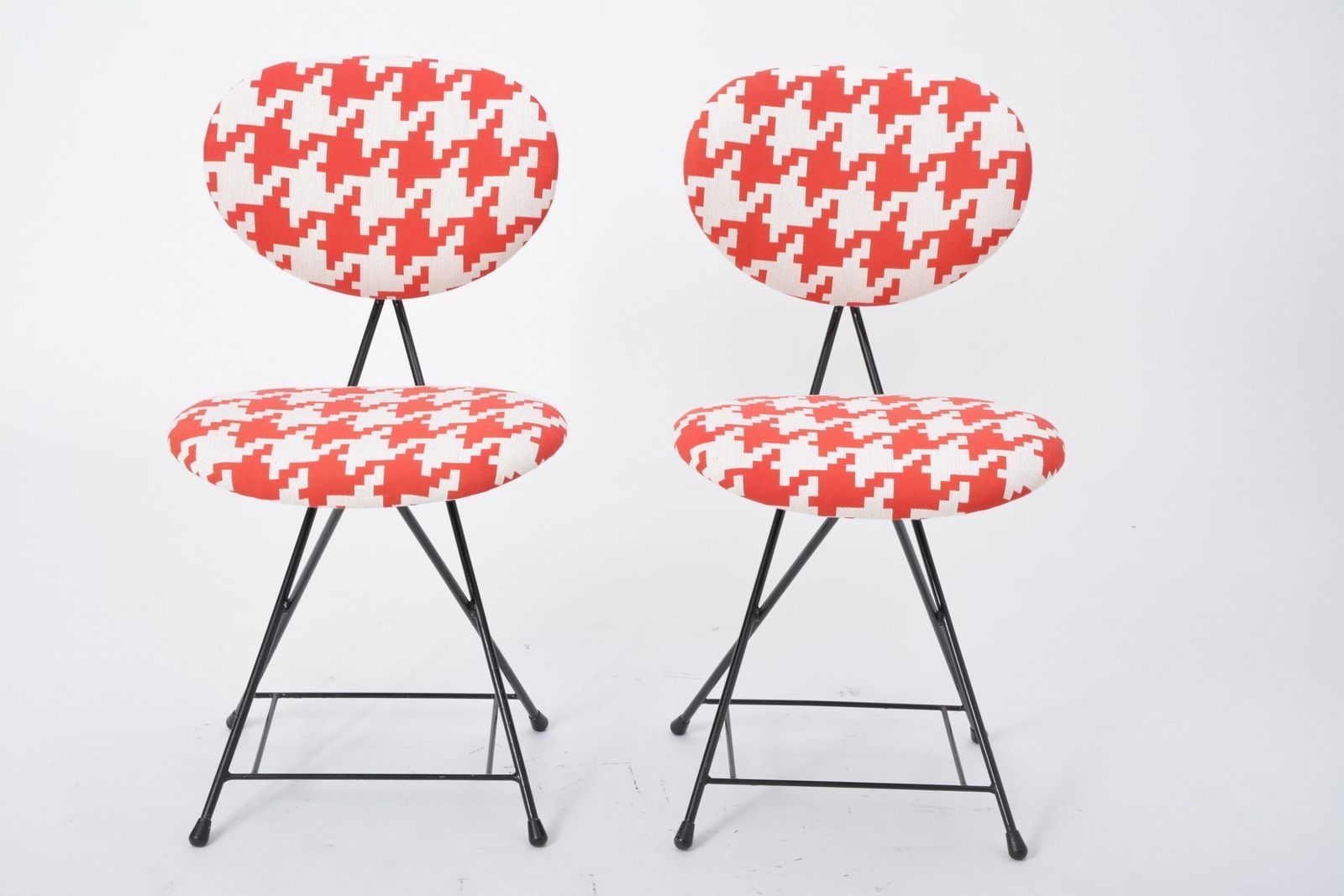 Pair Of Mid Century Modern Dutch Model F & T Dining Chair By Rob Parry, 1950s photo for sale