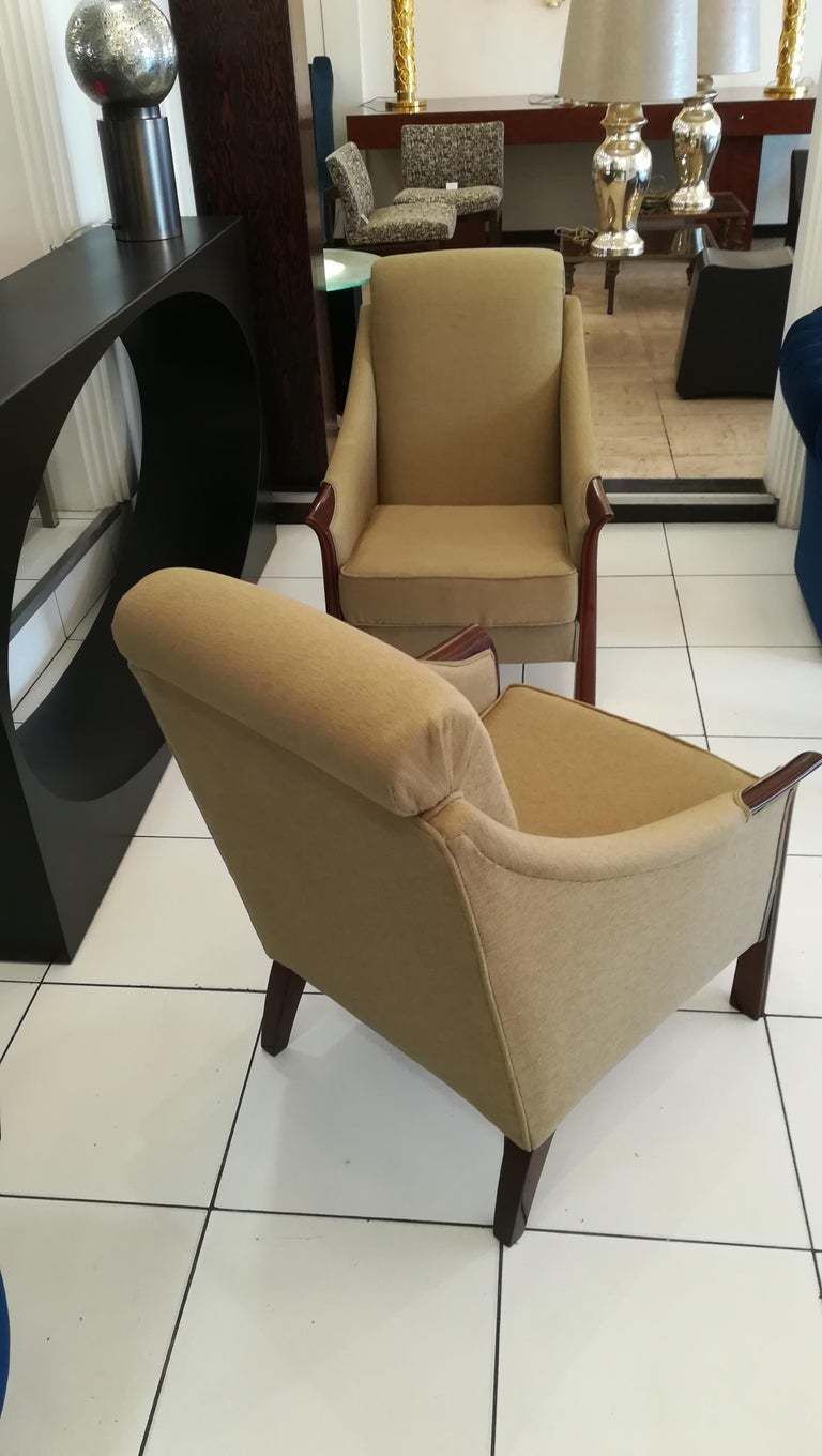 Pair Of Art Deco Armchairs In The Style Of Pierre Chareau, Circa 1930 photo buy
