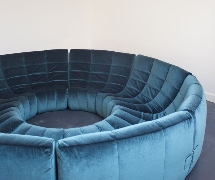 Rare And Exceptional 'Gilda' Circle Sofa By Michel Ducaroy photo 20460.0