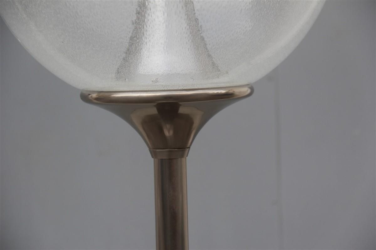 Brushed Steel Carlo Nason For Mazzega Italian Design Pop Art Pulegoso Glass photo vinterior