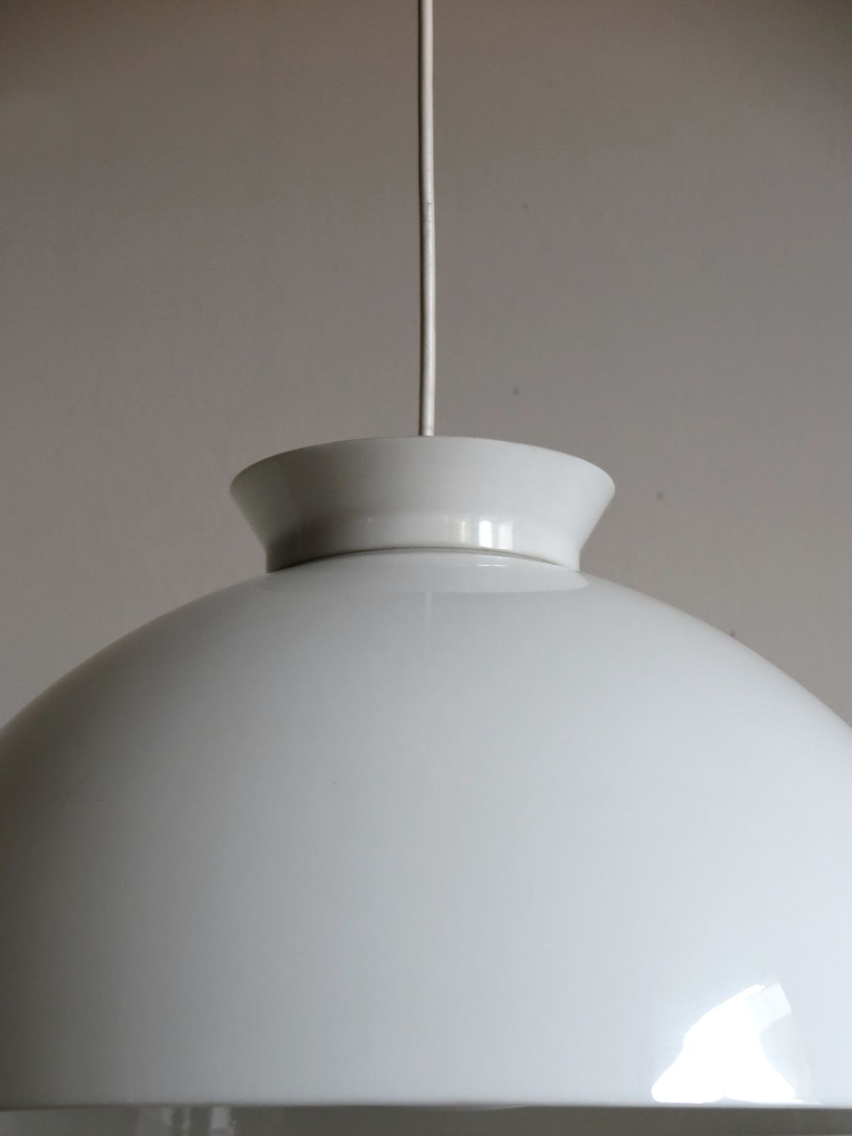 Italian Pendant Lamp Design Achille & Pier Giacomo Castiglioni For Kartell, 1950s photo Lighting