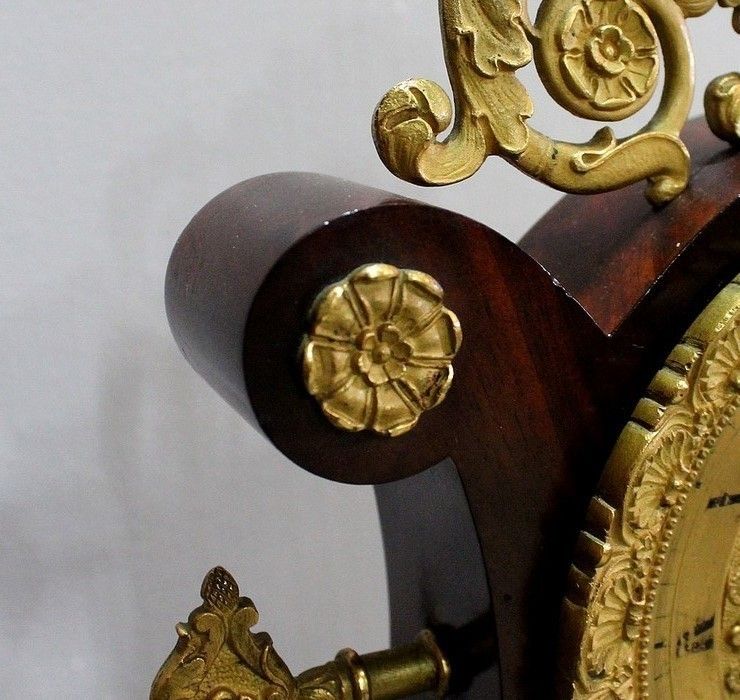 Pendulum Lyre In Mahogany And Gilt Bronze, Empire Period   Early 19th Century photo buy