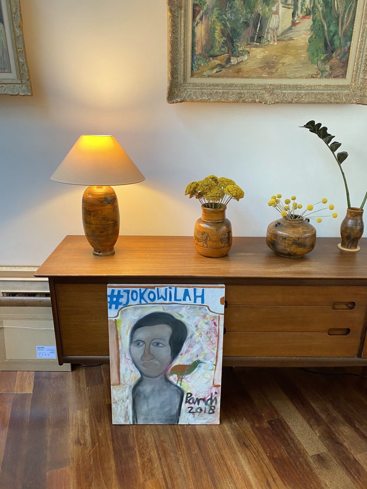 Portrait Of Indonesian President Joko Widodo, By Pandi (2018) photo furniture