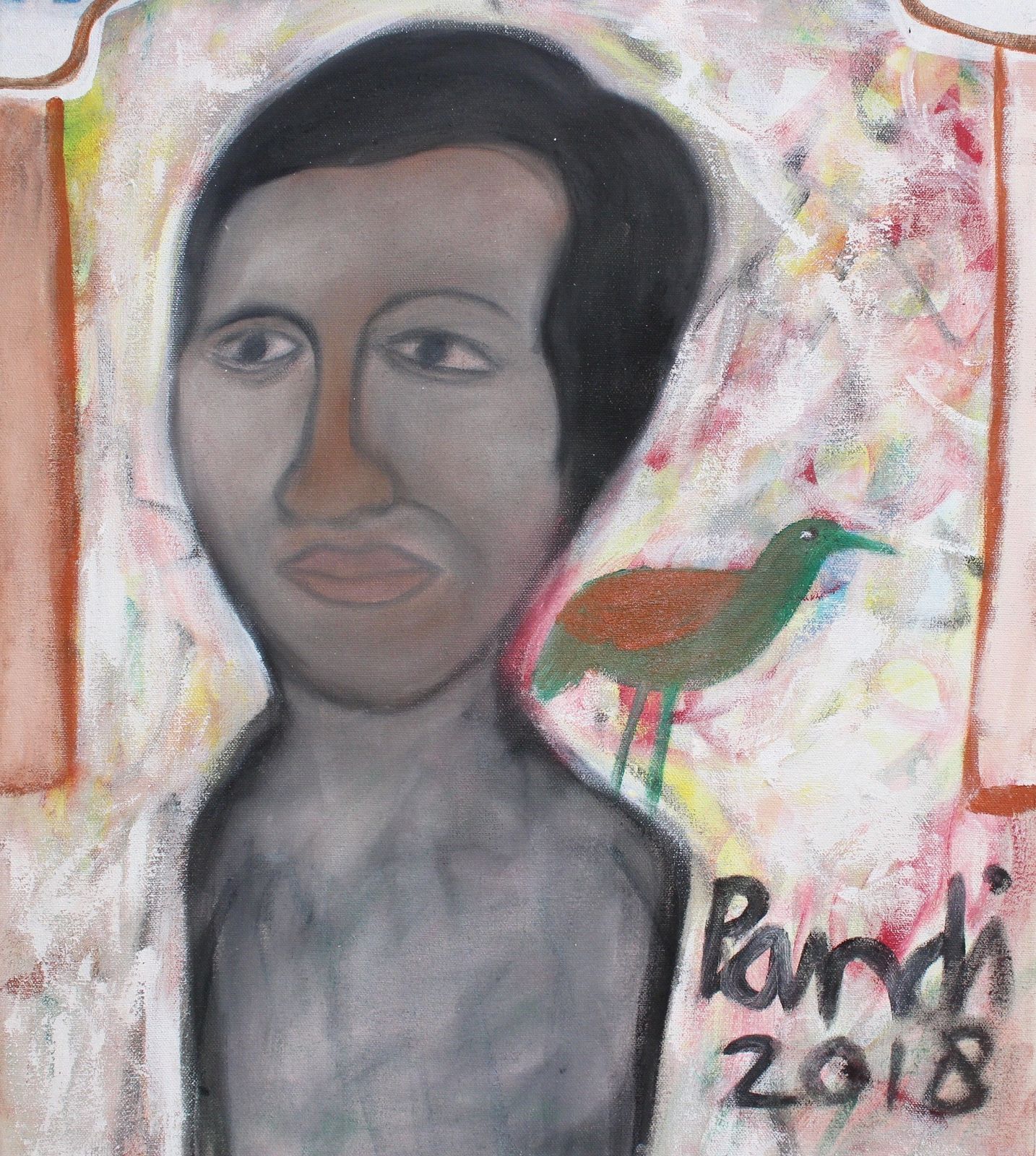 Portrait Of Indonesian President Joko Widodo, By Pandi (2018) photo for sale