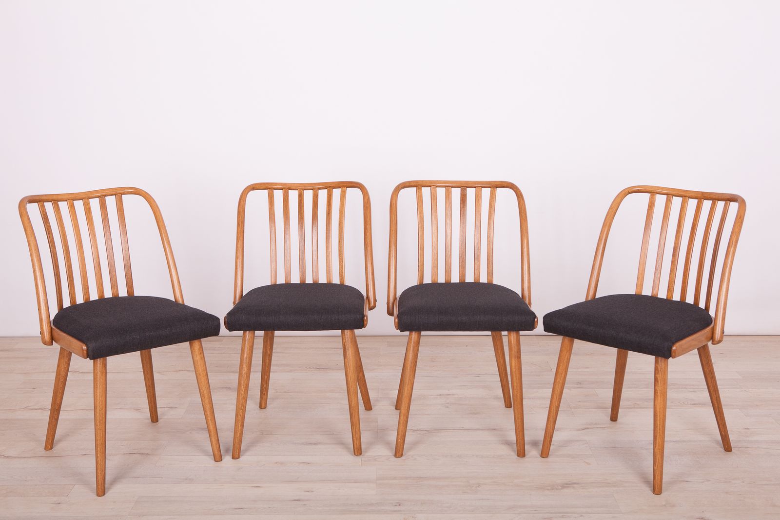 Dining Chairs By Antonín šuman For Ton, 1960s, Set Of 4 photo 990.0