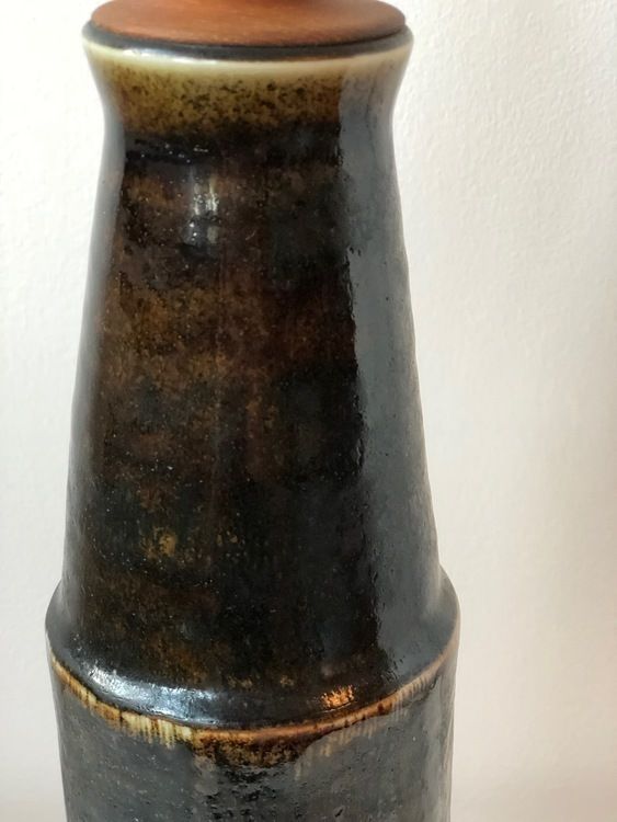 Carl Harry Stålhane Large Stoneware Table Lamp For Rörstrand 1960s photo vinterior