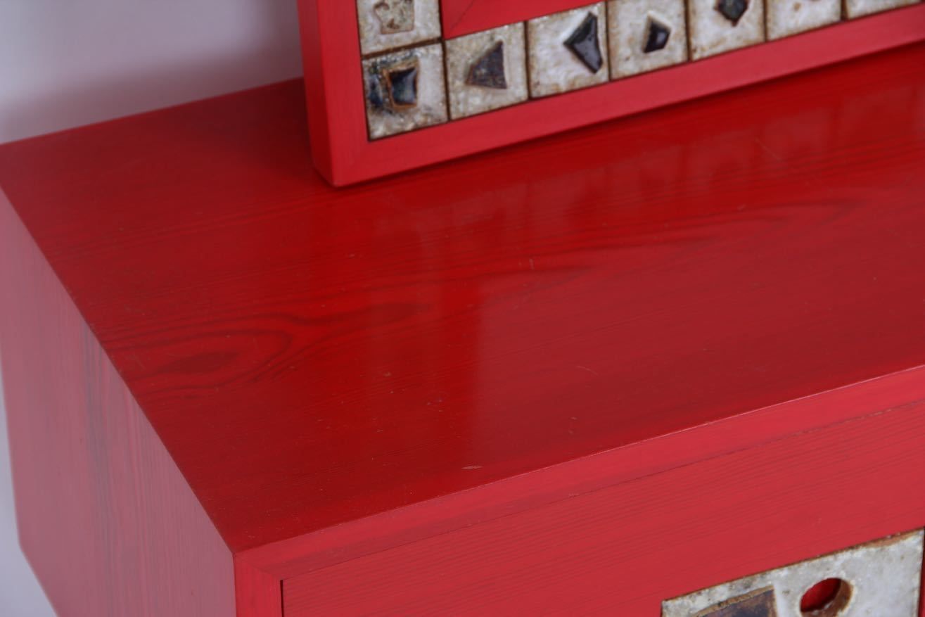 Poul Nørreklit. Chest Of Drawers And Mirror. Select Form Denmark. 1970s Design Retro. photo vinterior