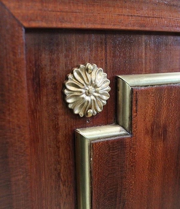 4366.17 Mahogany Cabinet, Louis XVI Style, Napoleon III Period  19th photo
