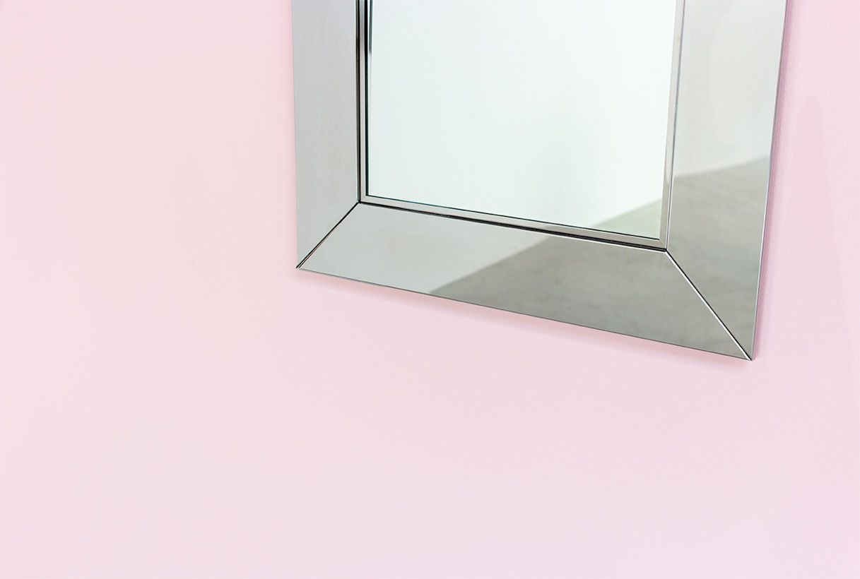 Chrome Mirror Designed By Cidue Design 1970 Italy photo vinterior