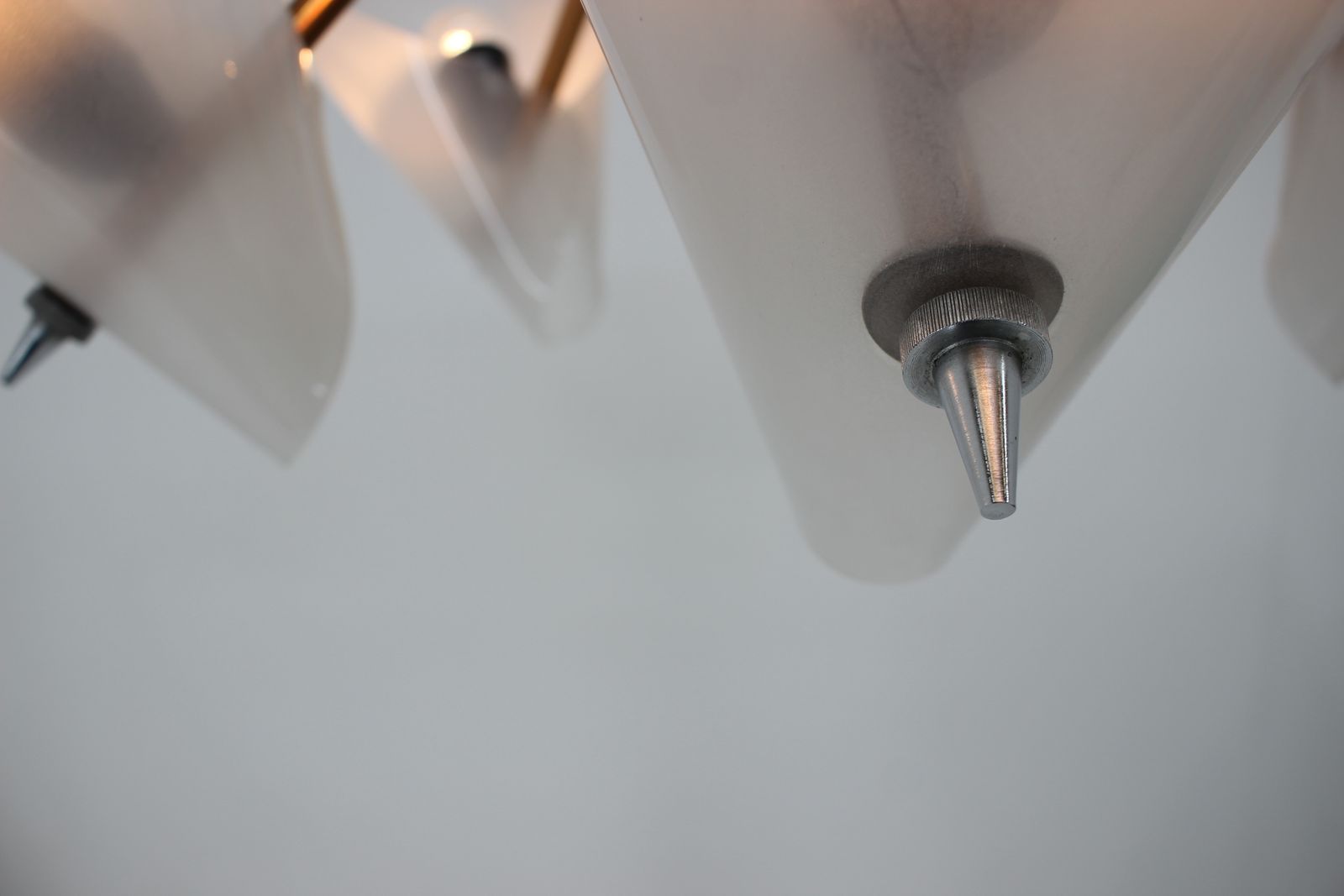 Mid Century Chandelier By Drukov,  1960s photo Lighting