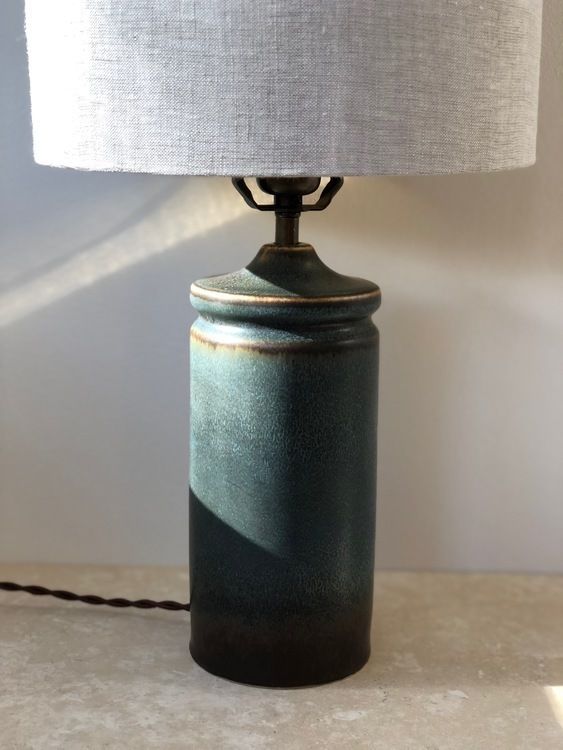 Carl Harry Stålhane Stoneware Table Lamp For Rörstrand 1960s photo Lighting