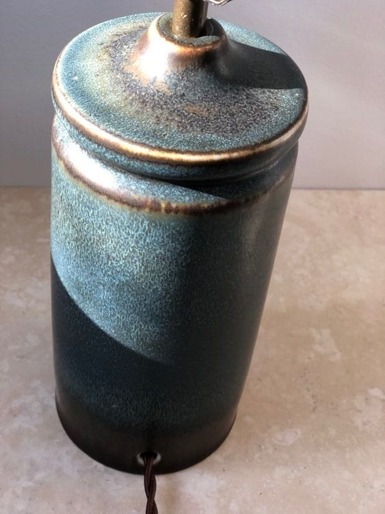 Carl Harry Stålhane Stoneware Table Lamp For Rörstrand 1960s photo vinterior