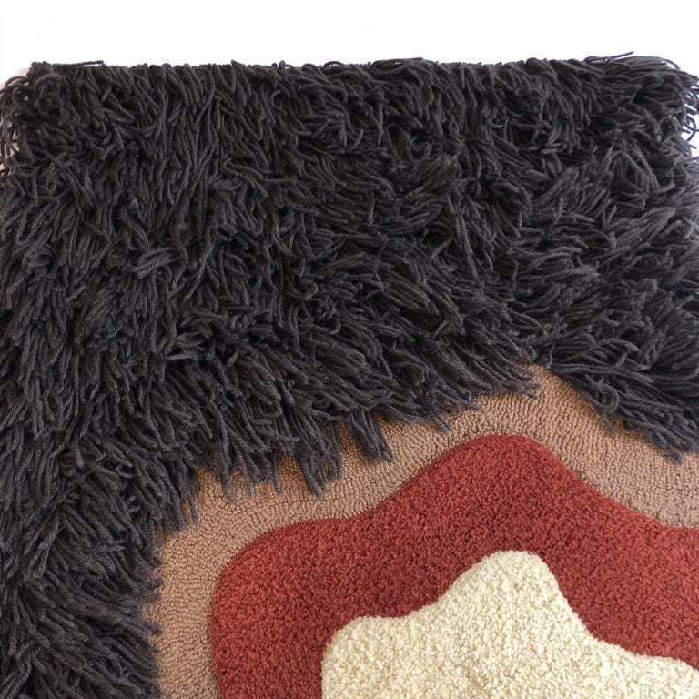 Modernist German Wall Rug By Ewald Kröner For Schloss Hackhausen, Germany, 1970s photo vinterior