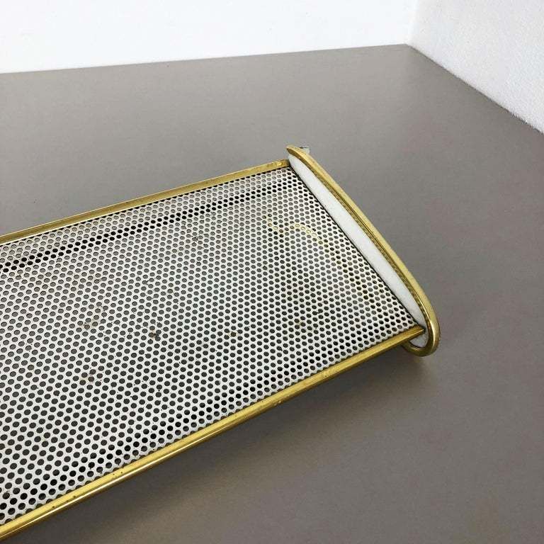 633.0 1960s French Matégot Style Brass Wall Board "Rigituelle", Mid Century Modern photo