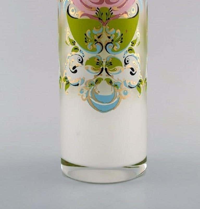 Bjørn Wiinblad For Rosenthal Studio Line, Art Glass Vase, 1980s photo Home Decor