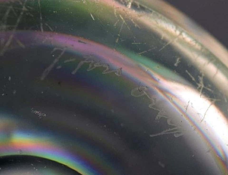 Bengt Orup For Johansfors, Art Glass Vase, Swedish Design, 1970s photo 276.0