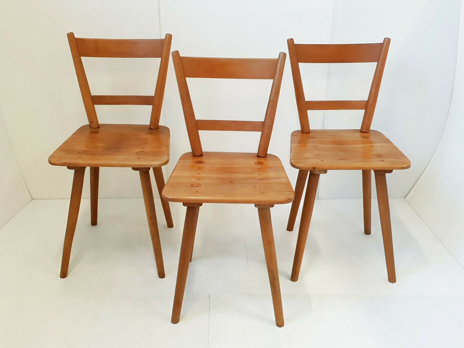 Suite Of 3 Tubingen Chairs By Adolf Schneck For Schafer 1930 1940 Vintage 40s photo furniture