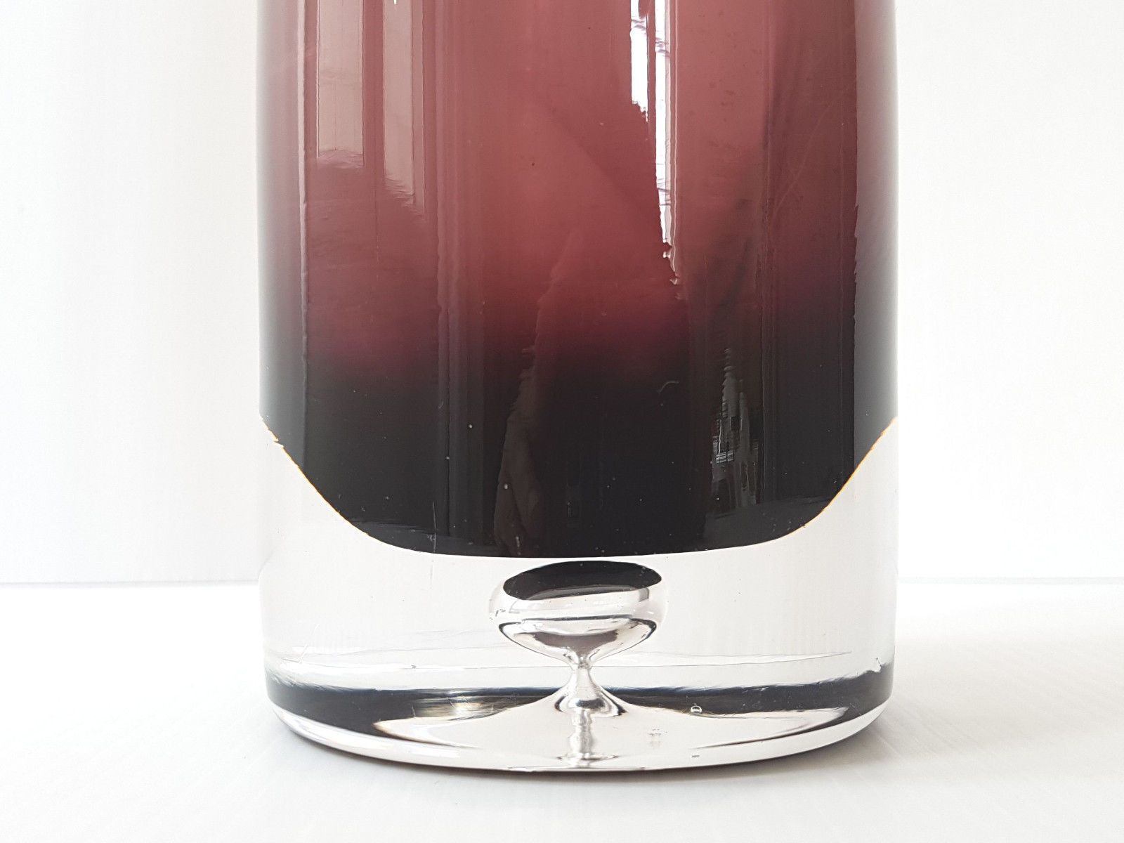 Vintage Vase 1970 In Muran Glass Purple  Parma 70s 70s Years 7 photo Home Decor