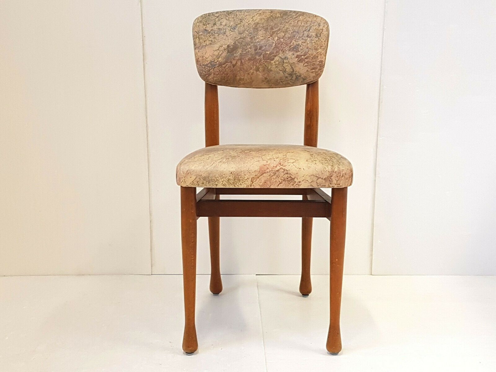 Danish Vintage Scandinavian Chair 1960 Teak Metal Fabric 60s 60s Years 60 photo Furniture