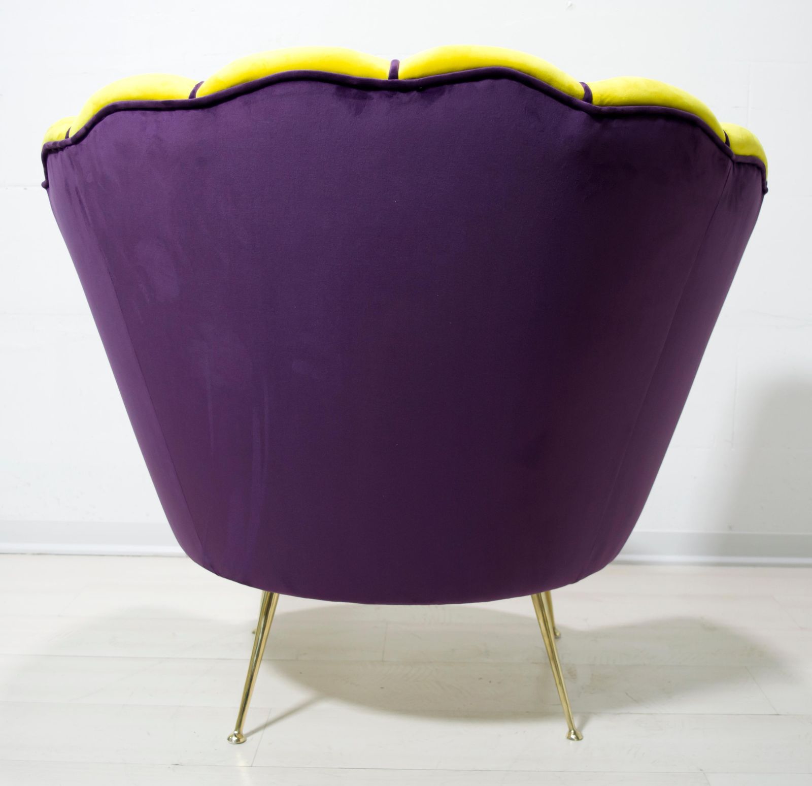 Radice & Minotti Mid Century Modern Italian Velvet Armchair, 1950s photo 1430.0