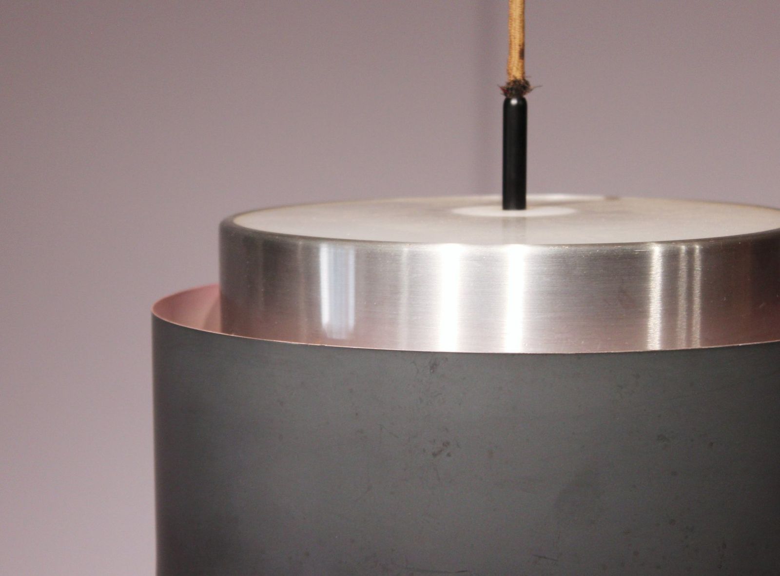 Pendant Model Saturn Made In Metal By Jo Hammerborg, Danish Design From 1960s photo Lighting